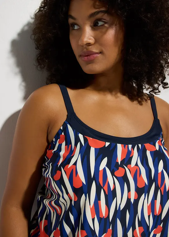 Oversize-tankini (2-delt sett), av resirkulert polyamid, bonprix
