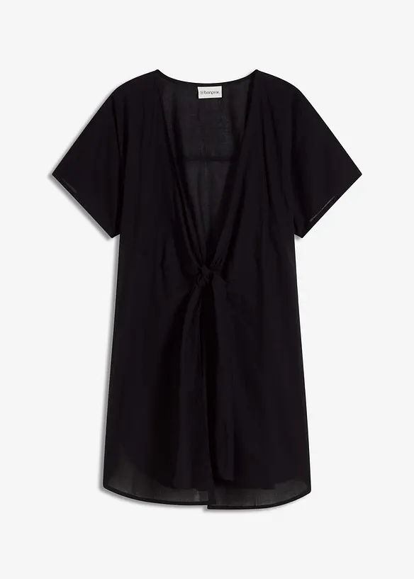 Strandbluse i transparent materiale, bonprix