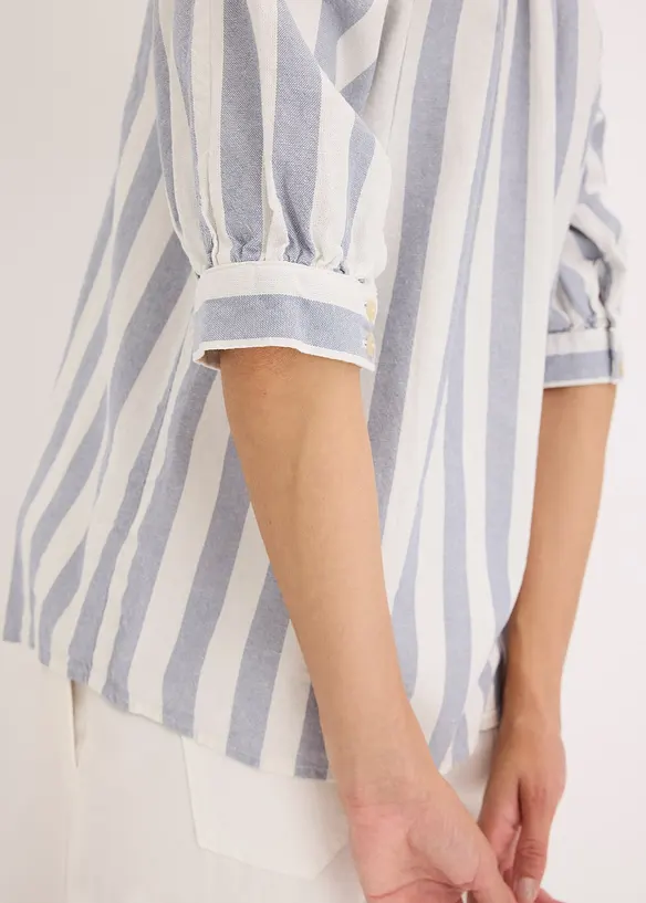 Bluse med stripemønster, bonprix