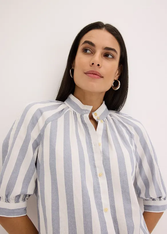 Bluse med stripemønster, bonprix