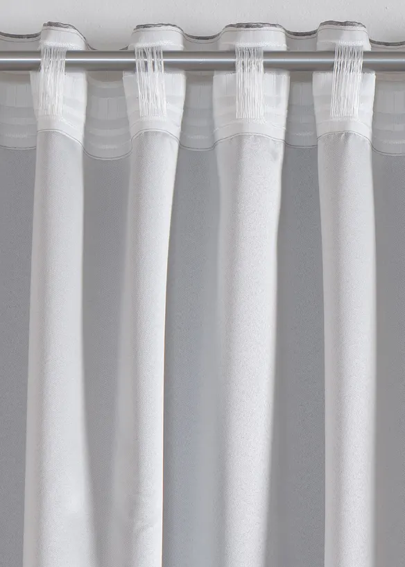 Mørkleggingsgardin med resirkulert polyester og trykt mønster (1-pack), bonprix