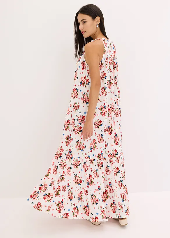 Maxikjole med print, bonprix