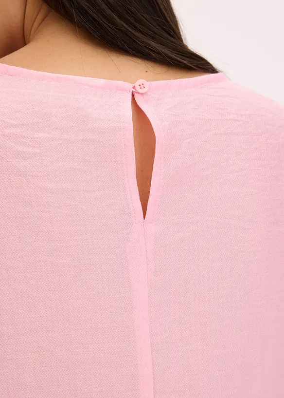 Bluse med volanger, bonprix