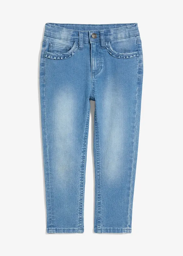 Jeans med stretch Mid Waist, tapered, bonprix