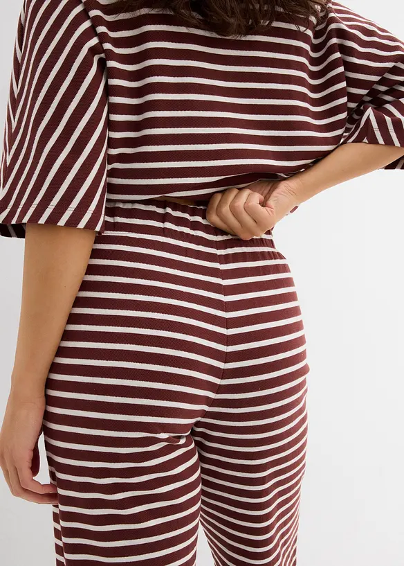 Jerseybukse i strukturert bomull, bonprix