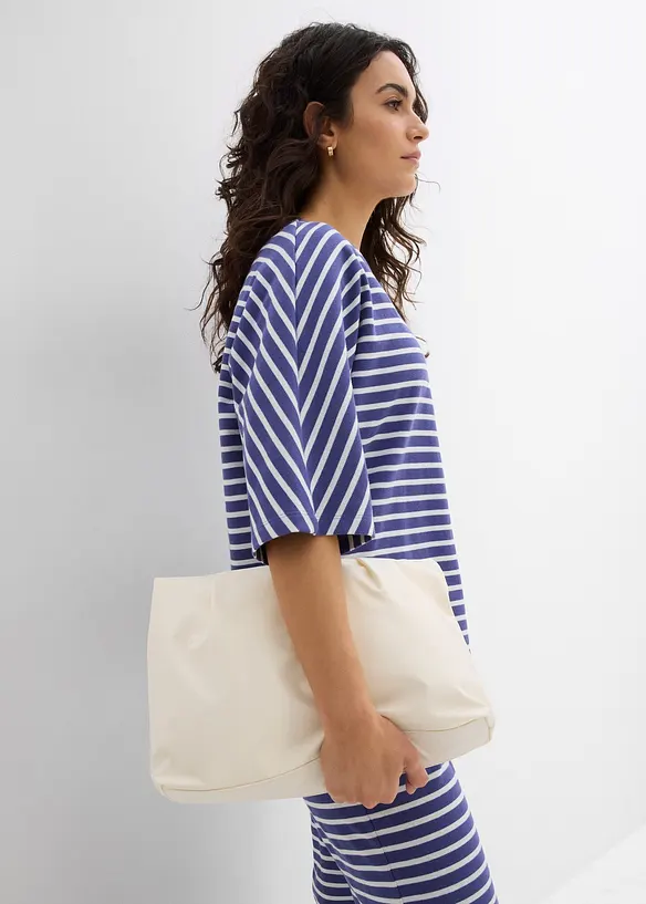 Oversized sweatshirt i 100% bomull, bonprix