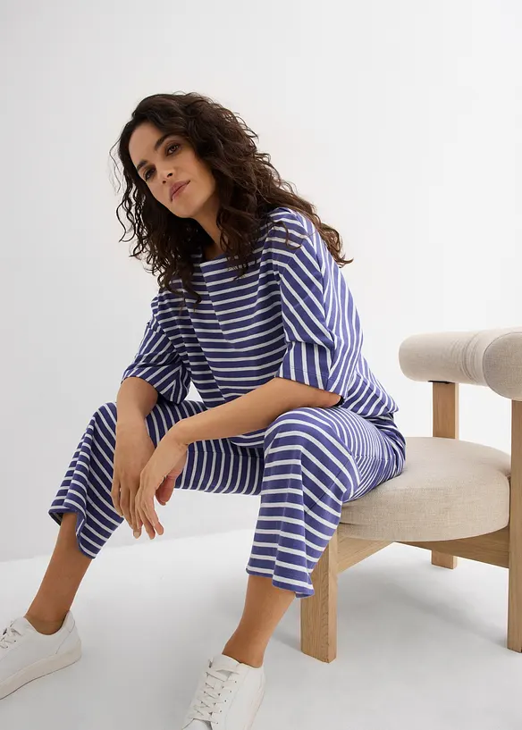 Oversized sweatshirt i 100% bomull, bonprix