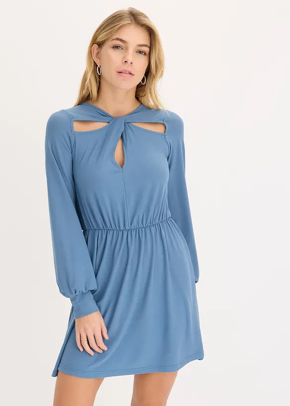 Jerseykjole med cut outs, bonprix