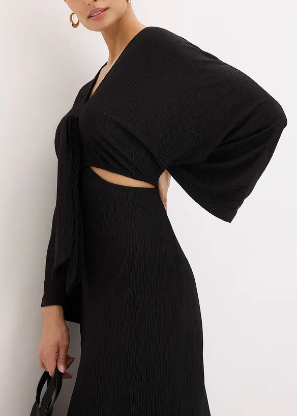 Midikjole med cut-out, bonprix