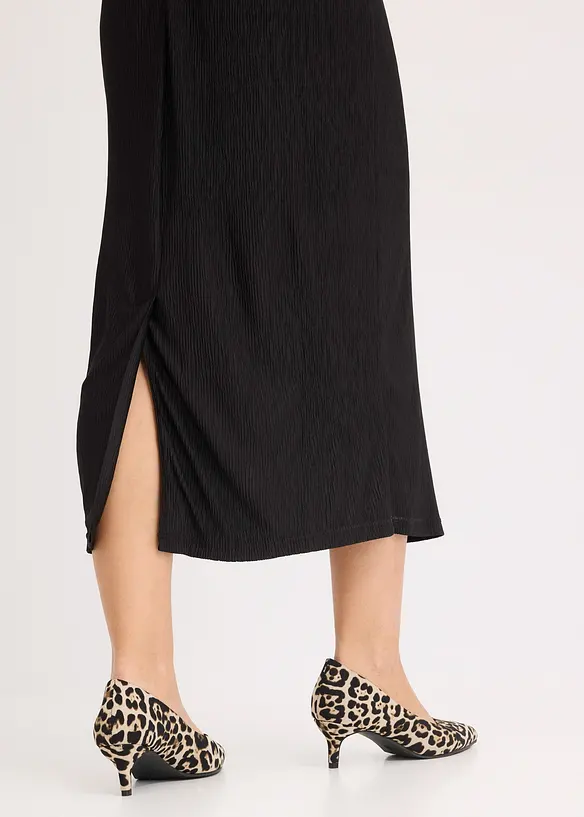 Midikjole med cut-out, bonprix