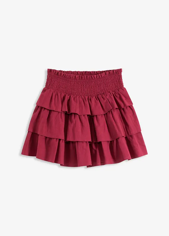 Miniskjørt i 100% bomull, bonprix