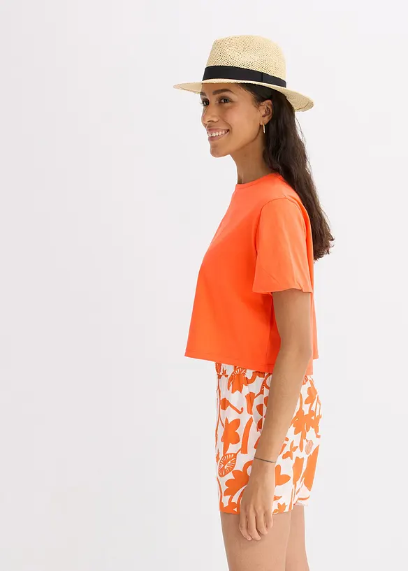 Oversized topp av ren økologisk bomull, bonprix