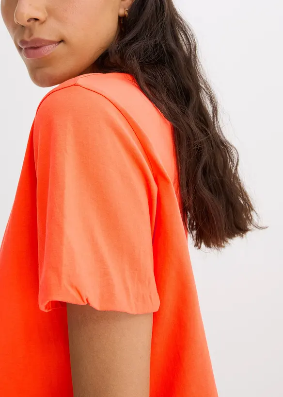 Oversized topp av ren økologisk bomull, bonprix