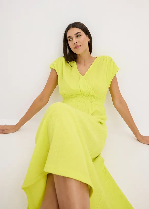 Jerseykjole i lett krepp, bonprix