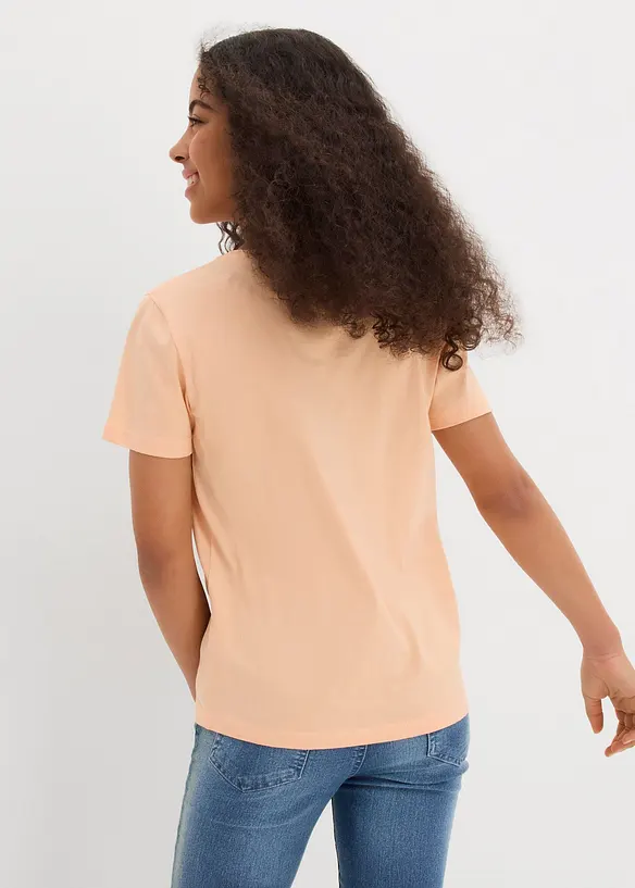 T-skjorte i økologisk bomull (3-pack), bonprix