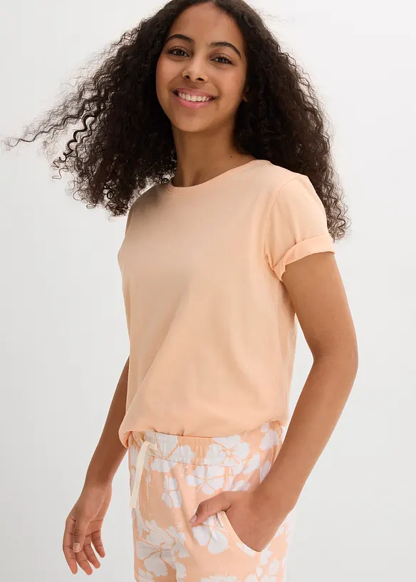 Jerseyshorts i økologisk bomull, bonprix