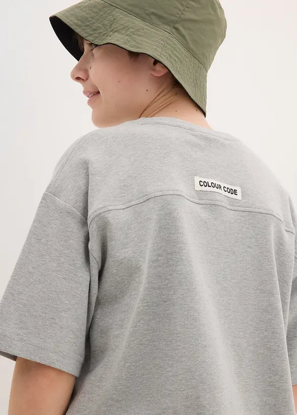 Oversized T-skjorte i økologisk bomull, bonprix
