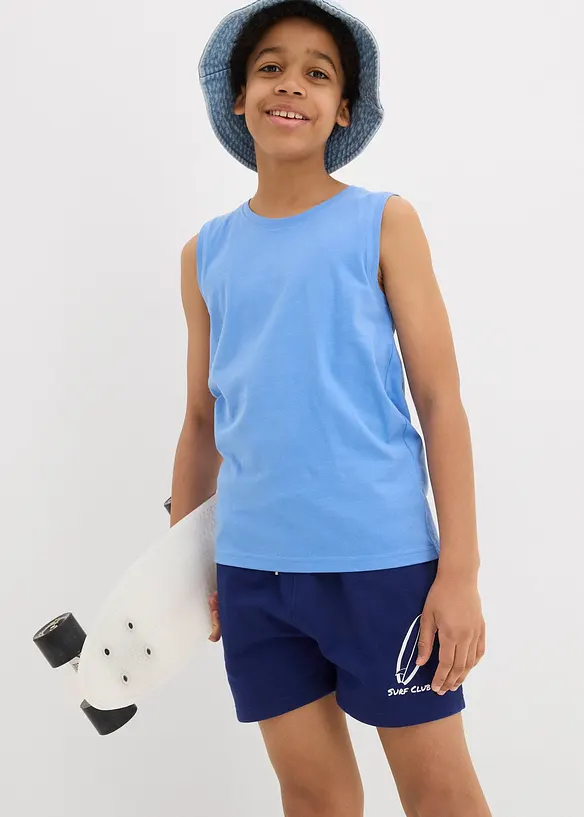 Singlet med økologisk bomull (5-pack), bonprix