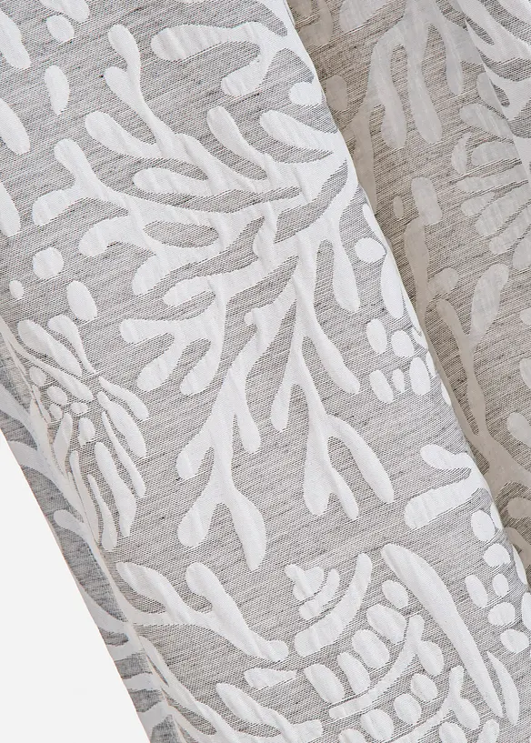 Jacquardvevd gardin med mønster (1-pack), bonprix
