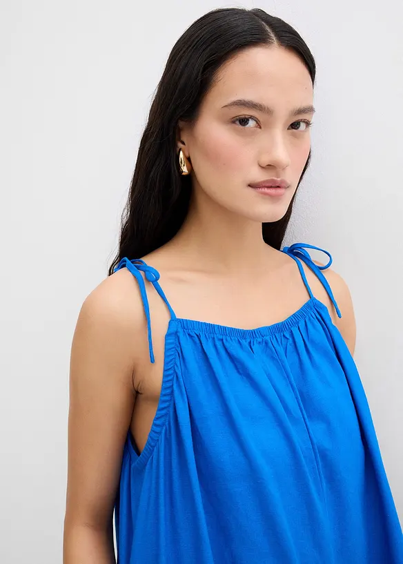Jumpsuit i lett lin-viskose-miks, bonprix