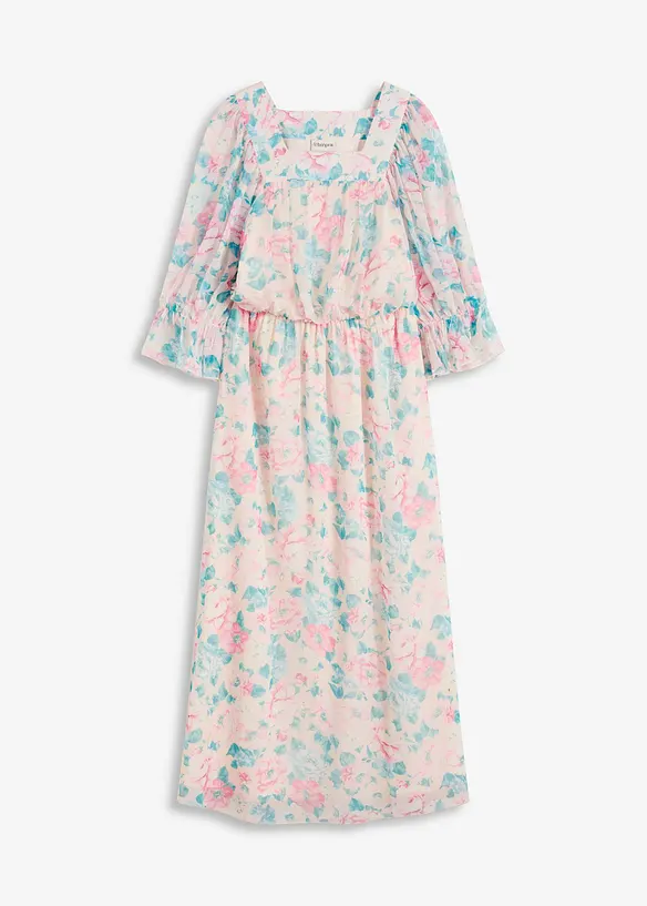 Maxikjole i chiffon, bonprix