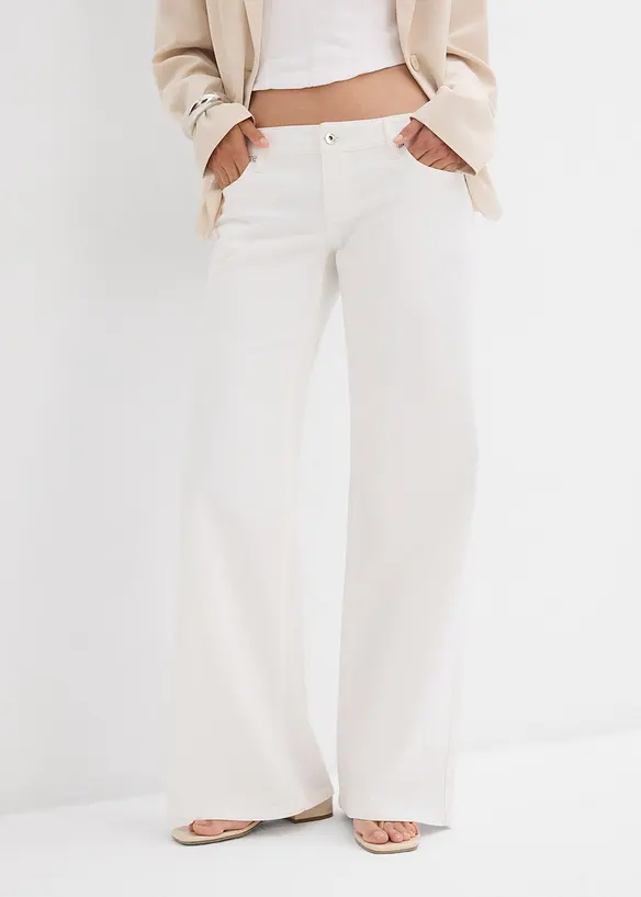 Wide Leg-jeans, Low Waist, bonprix