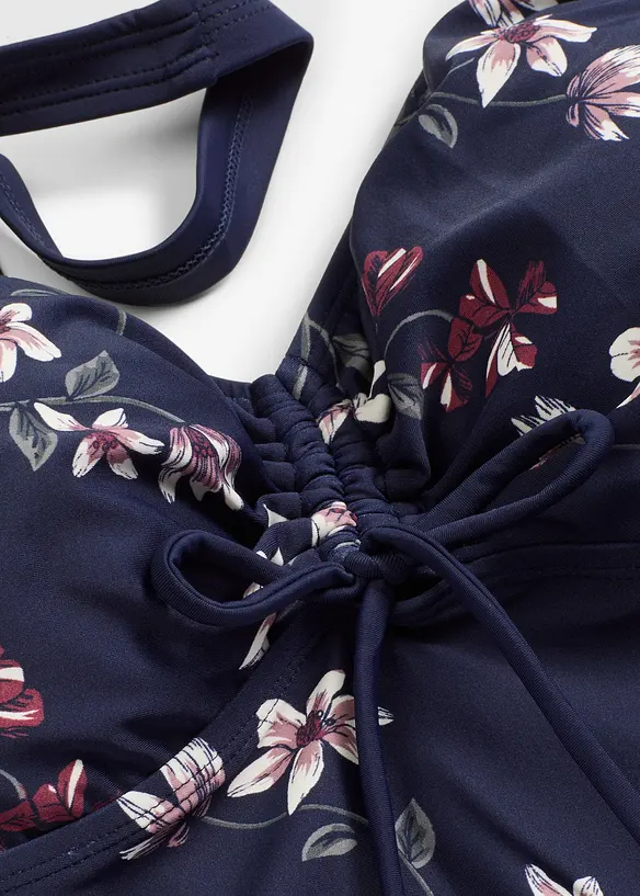 Tankini (2-delt sett) med rynking, bonprix