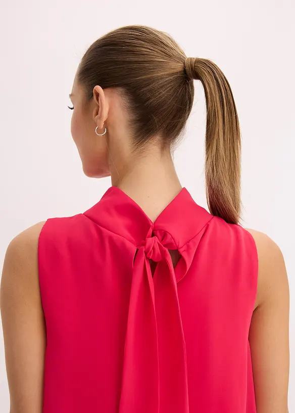 Chiffonkjole med sjalskrage, bonprix