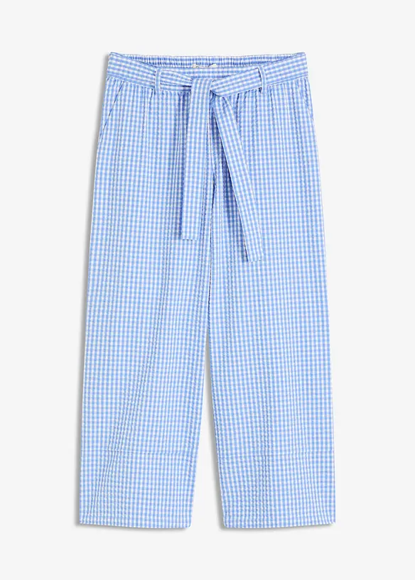 Bukse med Vichy-rutemønster, bonprix