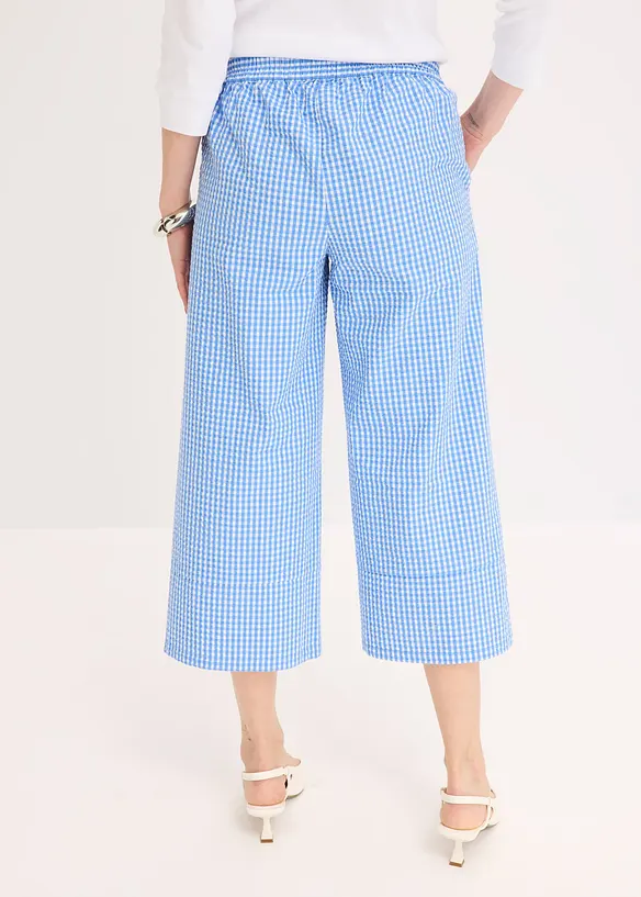 Bukse med Vichy-rutemønster, bonprix