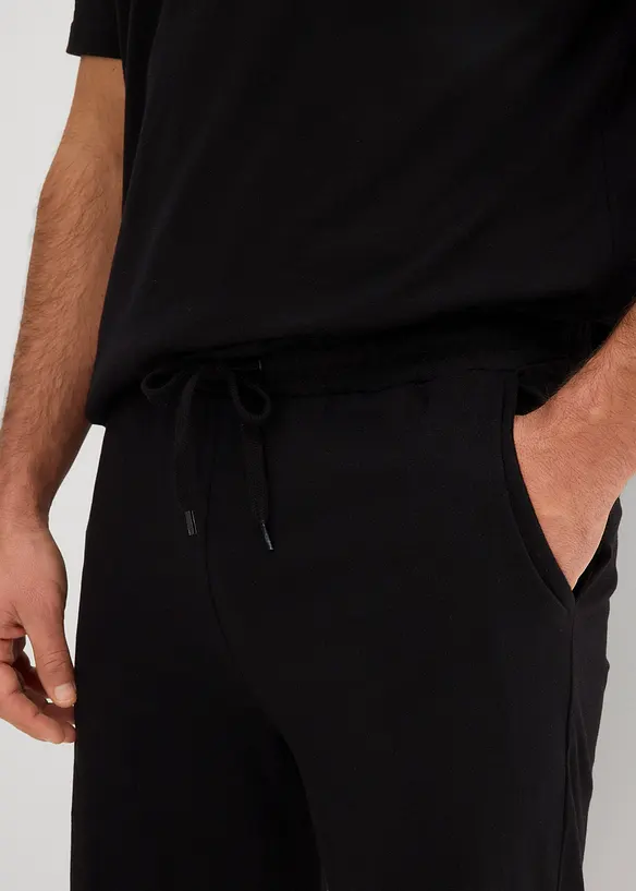 T-skjorte og trikot-bermudashorts i 100% økologisk bomull (2-delt sett), bonprix
