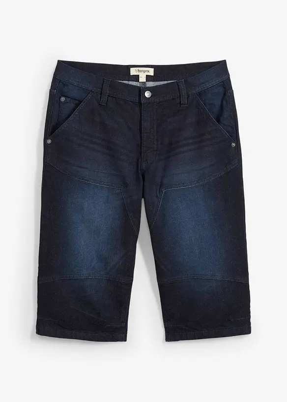 Lang bermudashorts i denim med stretch, Regular Fit, bonprix