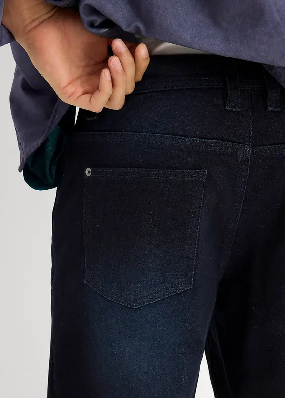 Lang bermudashorts i denim med stretch, Regular Fit, bonprix