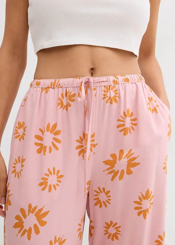 Slip on-bukse av myk viskose, bonprix