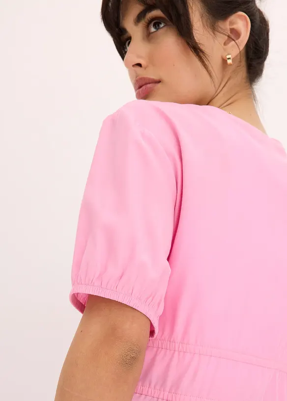 Bluse med sløyfer, bonprix