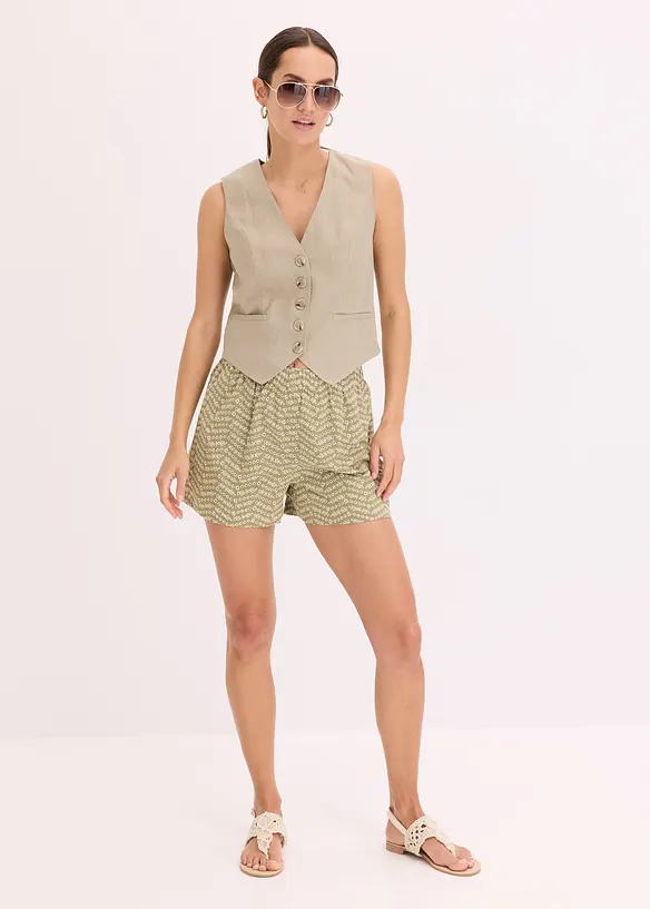 Shorts med hullbroderi, bonprix