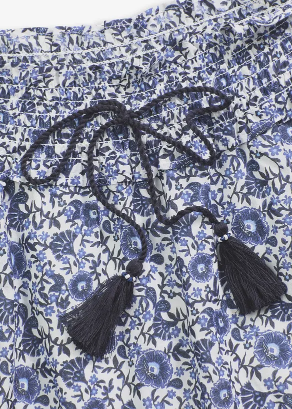 Miniskjørt i boho look og lett bomull, bonprix