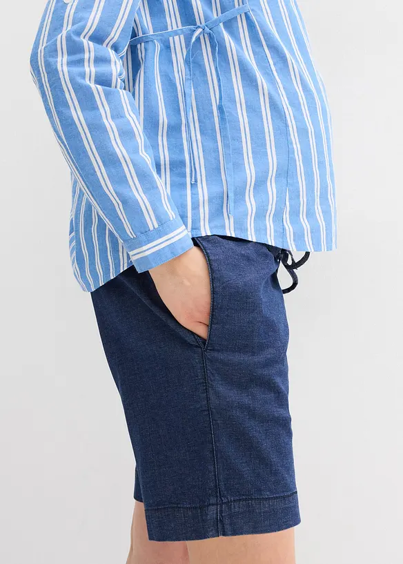 Mammashorts i lett denim med stretch, bonprix