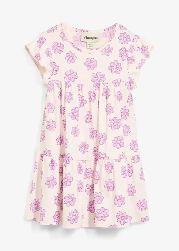 Trikotkjole i 100% bomull, bonprix