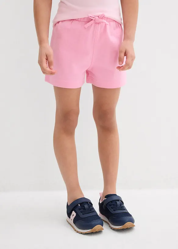 Trikotshorts i 100% økologisk bomull (2-pack), bonprix
