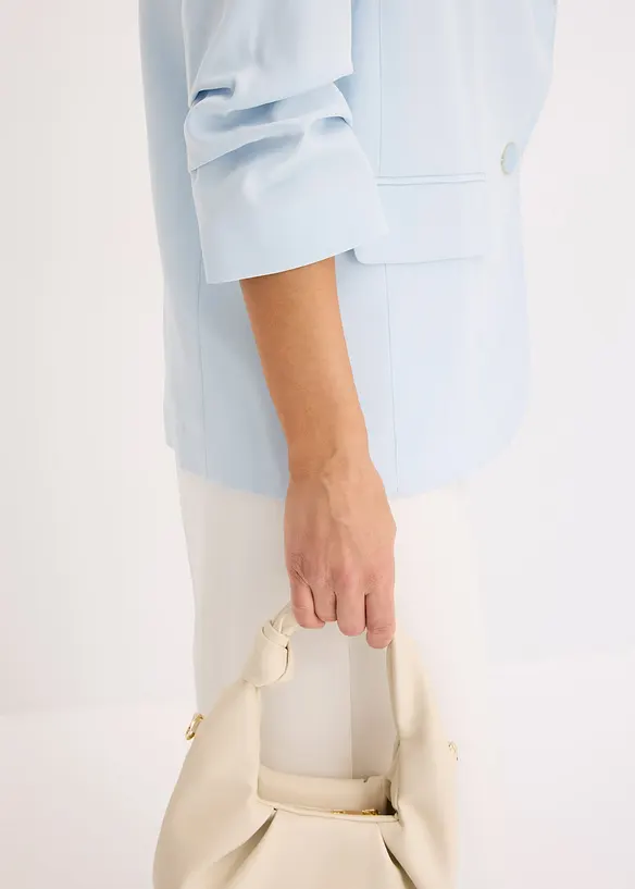 Blazer i viskose og ledig modell med 3/4-lange ermer, bonprix