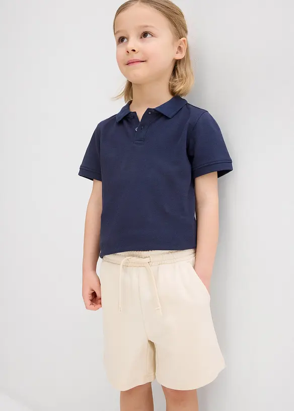 Jerseyshorts (2-pack) i ren bomull, bonprix