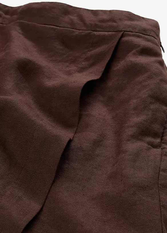 Skort i 100% lin, bonprix