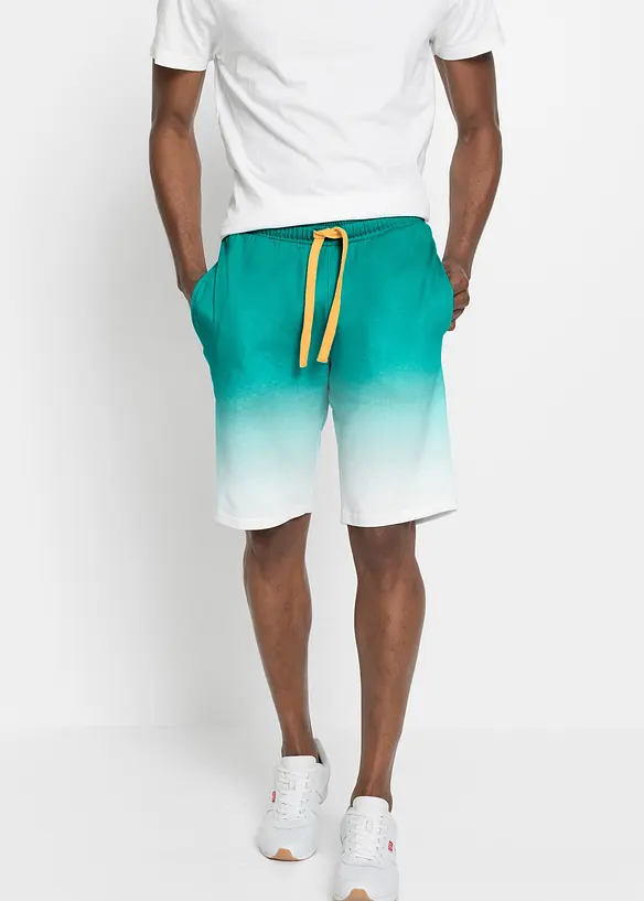 Bermuda i sweatmateriale med fargegradering, bonprix