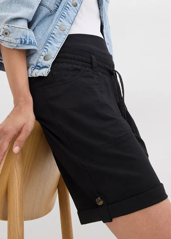2-i-1-mamma-bermudashorts og shorts med oppbrett, bonprix