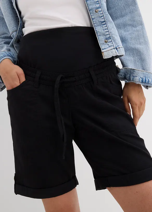 2-i-1-mamma-bermudashorts og shorts med oppbrett, bonprix
