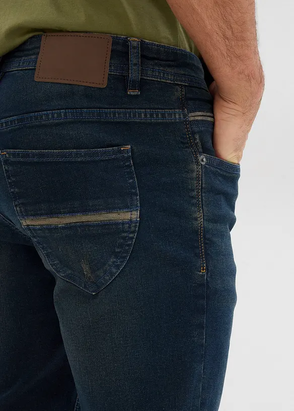 Bermudashorts i denim med stretch, Slim Fit, bonprix