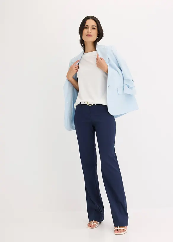 Bukse med stretch, Bootcut, bonprix