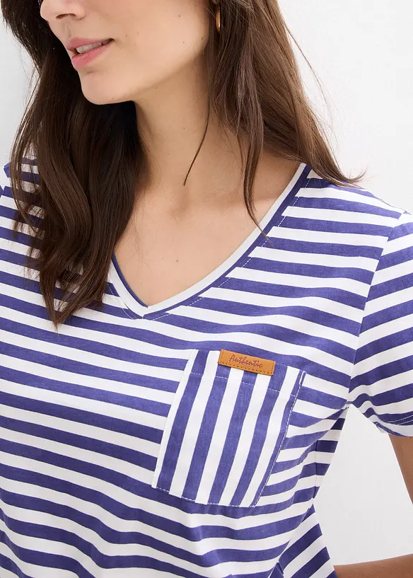 T-skjorte med stripemønster, bonprix