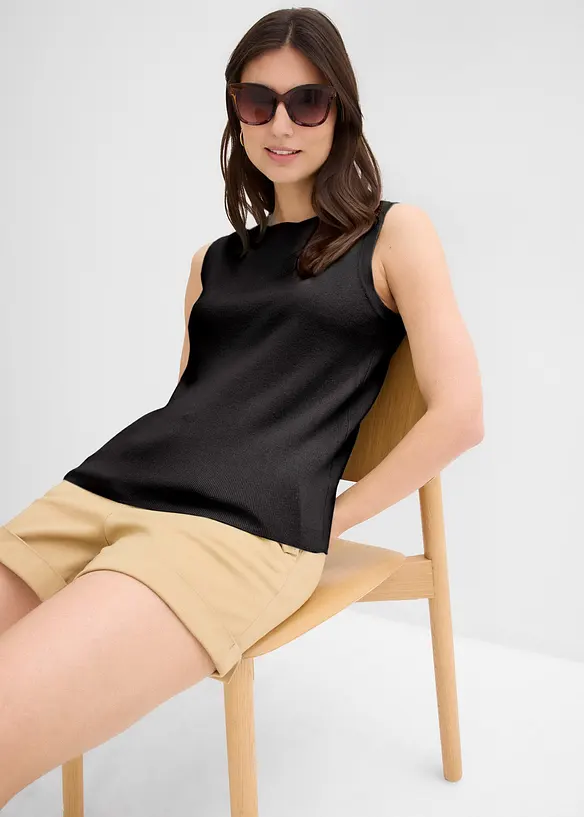 Strikket topp, bonprix